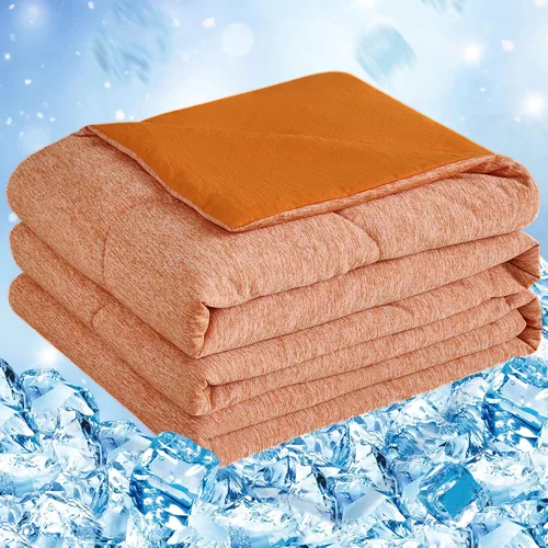 Vista 14 de CHOSHOME Edredón Refrescante Tamaño Twin, Manta Refrescante con Fibra de Enfriamiento Q-Max 0.45 Arc-Chill, Manta de Verano Fresca para Sudores