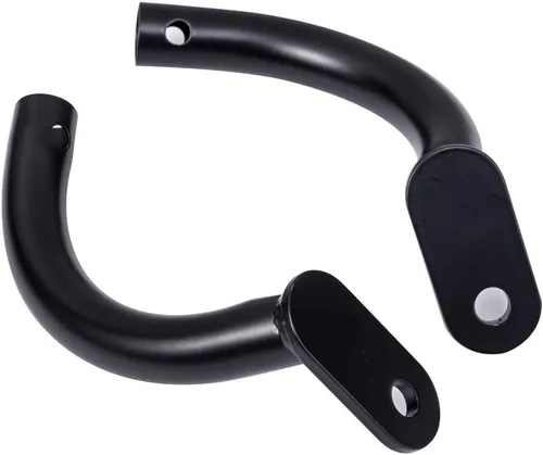 Vista 3 de Bolsas de sillín Alforja Protector Eliminador Soportes para Harley Touring Electra Glide FLHT 1997-2008 (negro)