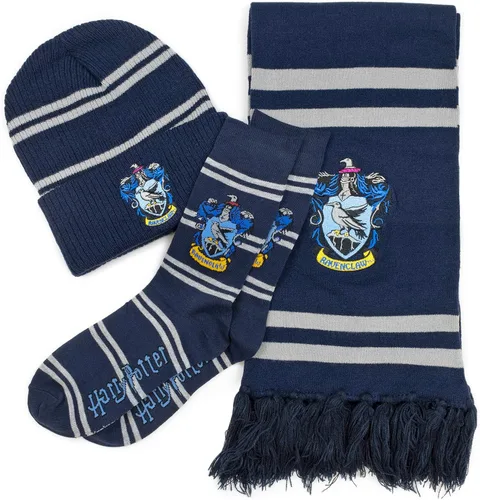 Vista 21 de Culture Fly Harry Potter - Juego de regalo de 3 piezas con bufanda y gorro