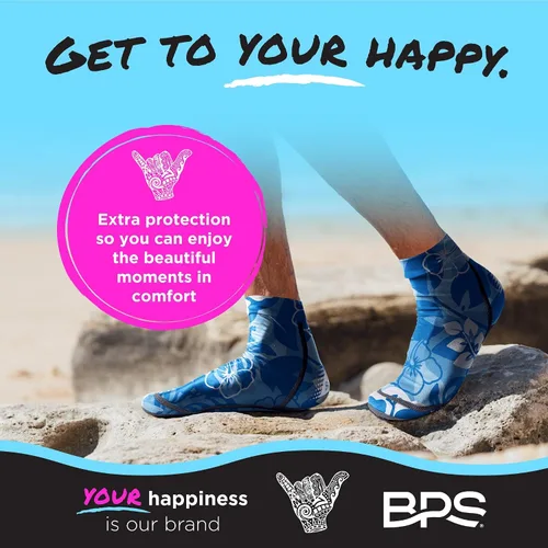Vista 13 de BPS "Second Skin" - Calcetines de voleibol de playa ultra flexibles de secado rápido, calcetines de fútbol de arena, botines de deportes acuáticos