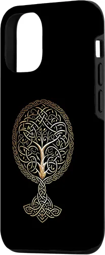 Vista 2 de Funda con nudo celta con símbolo vikingo nórdico para iPhone 15