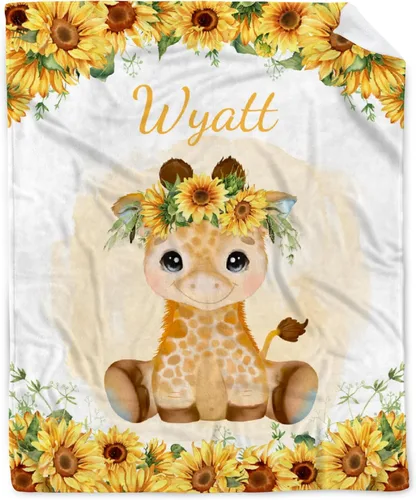 Vista 31 de Manta de bebé personalizada con ciervos florales, manta personalizada de ciervos con nombre para bebé, manta de recepción personalizada de ciervos