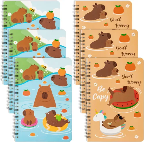 Vista 33 de B1ykin Cuadernos en espiral A5, 2 unidades, 50 hojas, 100 páginas, encuadernados con alambre, regalo de agradecimiento al profesor, cuaderno