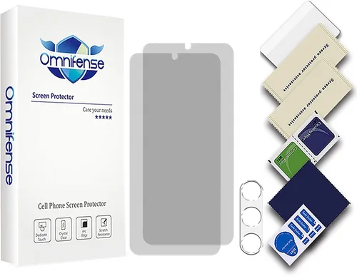 Vista 8 de Protector de pantalla para Galaxy S23, película suave de privacidad mate (paquete de 2) y protector de lente de cámara de vidrio templado