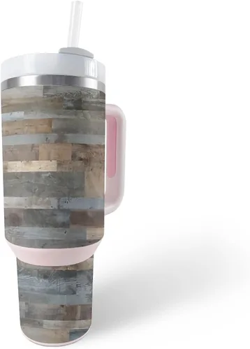Vista 14 de MightySkins Skin - Vaso de vinilo compatible con Stanley The Quencher H2.0 FlowState de 40 onzas, diseño de mármol de albaricoque, protectora