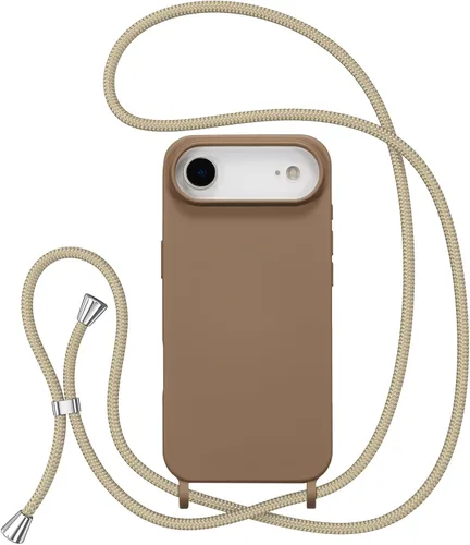 Vista 82 de ZTOFERA Funda para iPhone Air con correa, funda cruzada para teléfono con cordón ajustable para el cuello en los hombros, silicona suave a prueba