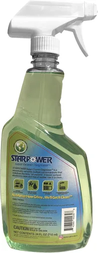 Vista 2 de STARPOWER Limpiador/Desengrasante Super Poderoso de Alta Resistencia para Todas las Superficies, Grasa, Aceite y Suciedad, 24 Onzas Para todo