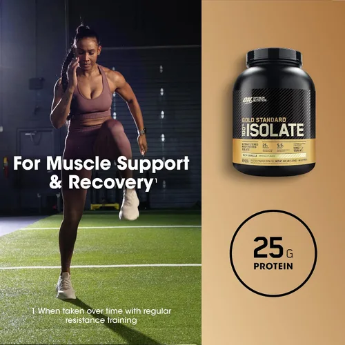 Vista 4 de Optimum Nutrition Gold Standard - Proteína aislada en polvo, vainilla rica, 3 libras