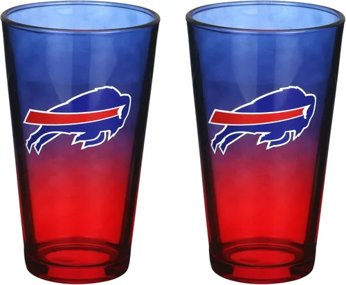 Vista 18 de The Memory Company Juego de 2 vasos con licencia de la NFL, diseño ombre, Philadelphia Eagles