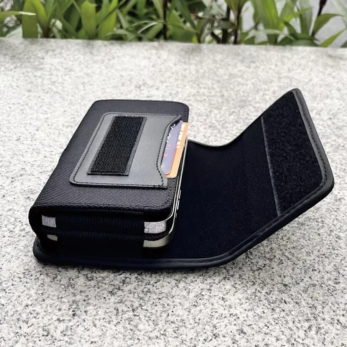 Vista 7 de Funda de teléfono doble para dos teléfonos, soporte para dos teléfonos, una funda de doble capa con clip para cinturón para iPhone 16 15 14 Pro Max