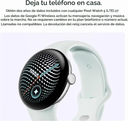 Vista 13 de Google Pixel Watch 5 (1.614 in) - Reloj inteligente Android - Canyon - LTE
