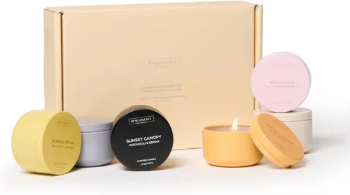 Vista 14 de Vela perfumada de bergamota y jazmín 11 onzas, 60 horas de combustión Cera de soja natural, mecha de algodón Velas perfumadas de soja
