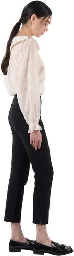 Vista 5 de Pantalones de tobillo Milenio súper elásticos para mujer Negro