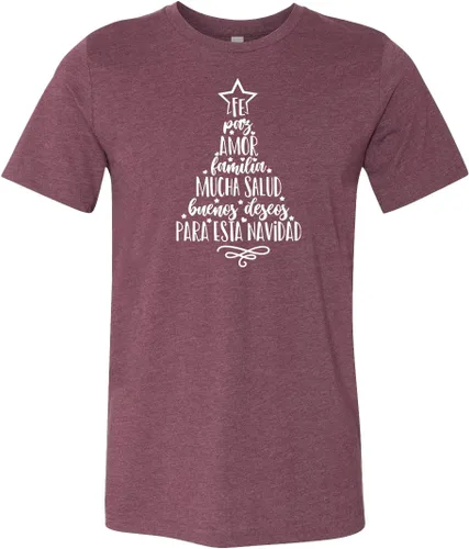 Vista 2 de Spanish Christmas Shirt, Feliz Navidad Shirt, Christmas Family Shirt, Mexican Christmas Shirt, Spanish Apparel, Holiday Shirt