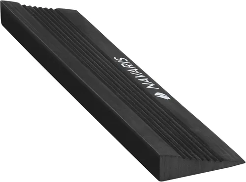 Vista 7 de Navaris Bloque de cuña para sentadillas, estirador largo para pies y pantorrillas, bloque de yoga duradero también para gimnasia, tabla inclinada