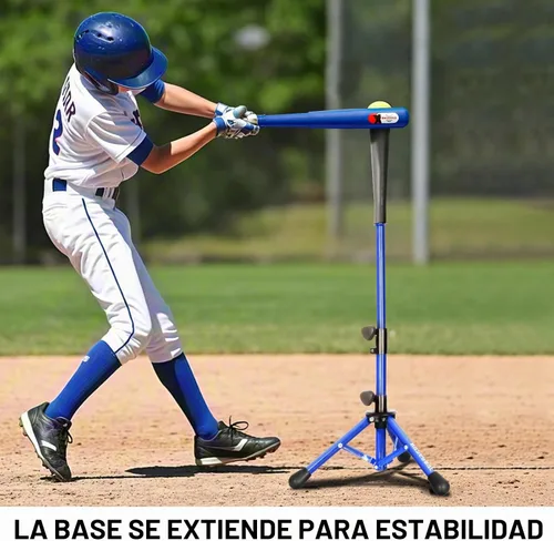 Vista 8 de BaseGoal Baseball Batting Tee Ball Set for Kids and Youth,with Bat & Ball