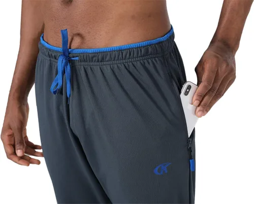 Vista 3 de NEIKU - Pants deportivos de malla con bolsillos para hombre