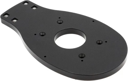 Vista 24 de Negro - Placa modular para soportes que terminan en M1 o M2 para adaptarse a cámaras térmicas FLIR M o Ray T Series Sin
