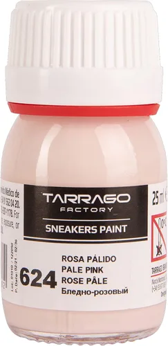 Vista 2 de Tarrago Pintura de cuero para zapatillas pintura acrílica para zapatos para tenis botas bolsos mate flexible cobertura perfecta Pastel Pale Pink 624