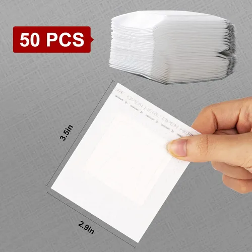 Vista 7 de PARACITY 50 bolsas de filtro de café portátiles con diseño de orejas colgantes, bolsa de papel desechable de filtro de café por goteo de una sola