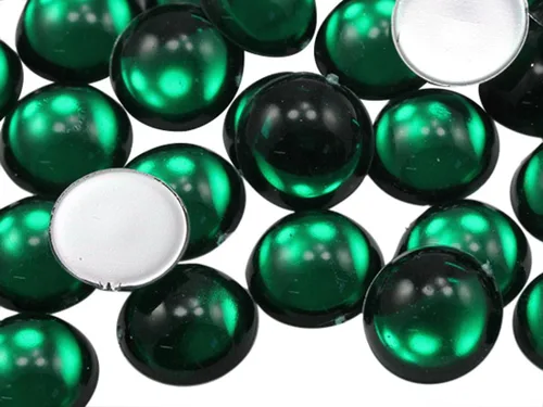 Vista 17 de Allstarco Cabujones redondos de acrílico con parte trasera plana de 0.276 in, 9/32 pulgadas, gemas de perlas de plástico para hacer joyas
