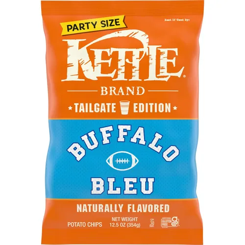 Vista 49 de Kettle Brand Papas Fritas, Backyard Barbeque Kettle Chips, Bolsa de Aperitivos, 1.5 Oz