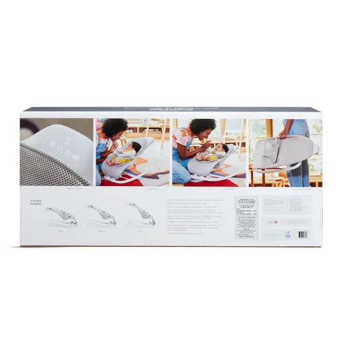 Vista 9 de [Usado] Munchkin® Silla de bebé eléctrica con vibración y mecedora con pantalla táctil digital, sonidos relajantes y 3 posiciones de reclinado
