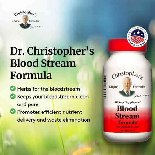 Vista 5 de Fórmula de Flujo Sanguíneo de Christopher's Original Formulas - Suplementos para la Circulación Sanguínea - Apoya la Elasticidad de las Venas, Flujo