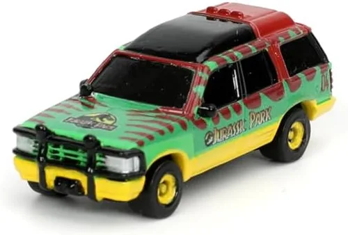 Vista 6 de Jada Toys Jurassic World - Juego de 3 autos fundidos a presión Wave 1, 1.65 pulgadas, juguetes para niños y adultos (31955)