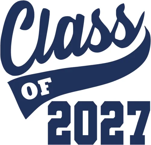 Vista 26 de Adhesivo de graduación para planchar en la clase de 2027, calcomanía para camiseta de secundaria, parche de graduación HTV para graduados