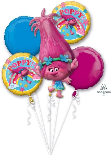 Vista 2 de Anagram 91113 - Ramo de globos con licencia, color rosa
