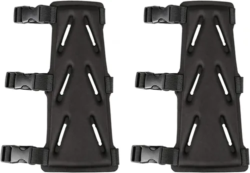 Vista 10 de Protector de Brazo de Tiro con Arco Ajustable Protector de 3 Correas Accesorio Ligero de Caza Tiro al Blanco Adulto Unisex Protectores de Brazo