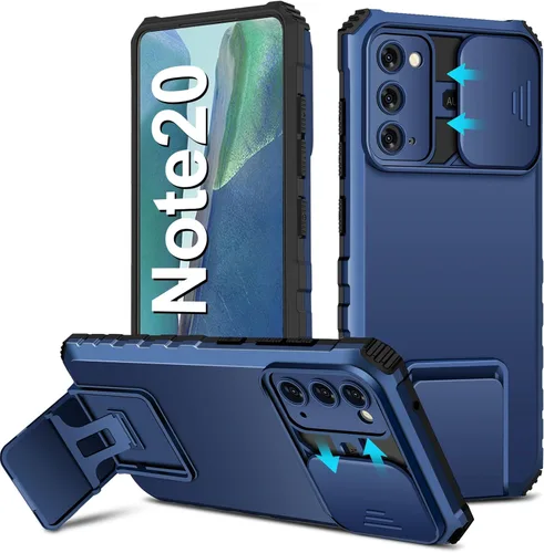 Vista 34 de Note 20 - Funda compatible con Samsung Galaxy Note20 5G de 6.7 pulgadas, funda deslizante para cámara, funda de grado militar a prueba de golpes