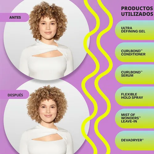 Vista 3 de DevaCurl Gel Ultra Defining Strong Hold No-Crunch Styler Fórmula no descamada Antiadherente