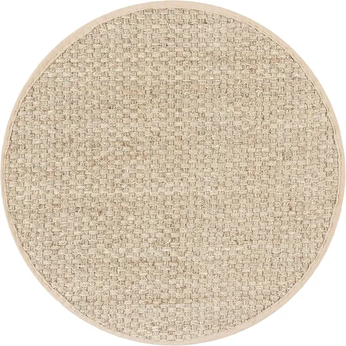 Vista 117 de SAFAVIEH Natural Fiber Collection NF114A - Alfombra de pasillo de hierba marina con patrón de tejido de cesta y borde, de 2 pies 6 pulgadas x 16