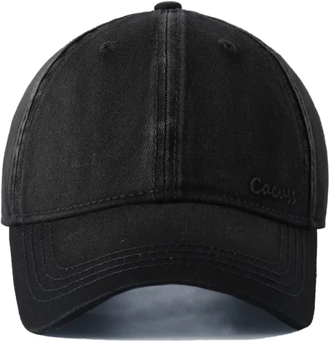 Vista 6 de CACUSS Gorra de béisbol clásica de algodón para hombre con cierre de hebilla ajustable gorra de golf