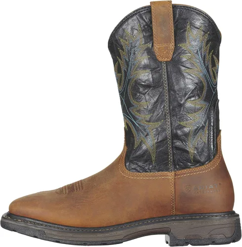 Vista 3 de Ariat Workhog botas de trabajo anchas, con puntera cuadrada, para hombre