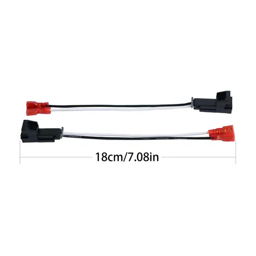 Vista 2 de HSTECH 72-4568 2 pares (paquete de 4) arnés de altavoz para vehículos motorizados generales seleccionados adaptadores totales