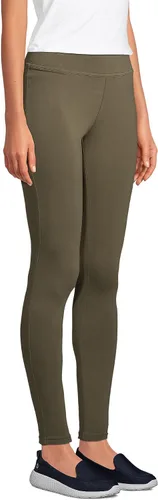 Vista 4 de Lands' End Leggings de punto de tiro medio con estrellas de mar para mujer