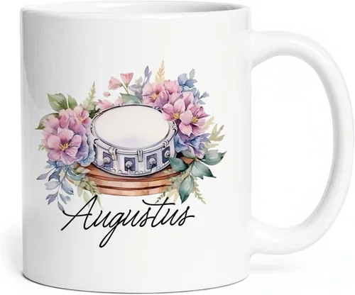 Vista 19 de Taza personalizada para músico 2023, taza de violín personalizada con nombre, violín y notas musicales, taza de cerámica de 11 oz y 15 onzas, taza