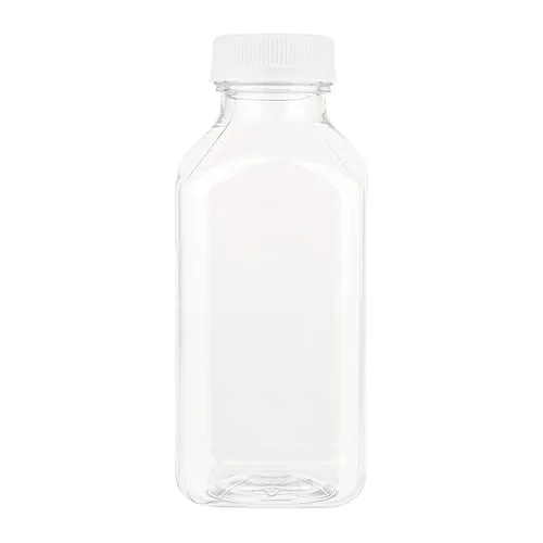 Vista 9 de Diplastible Botellas de jugo desechables de 12 onzas con tapas, paquete de 24
