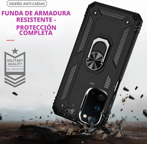 Vista 2 de Para Samsung Galaxy S20 FE 5G Funda con protector de pantalla, Funda protectora Galaxy S20 FE de grado militar resistente a golpes de uso intensivo