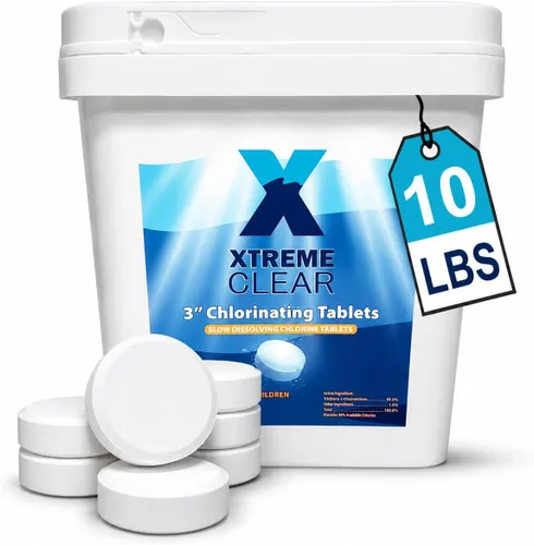 Vista 14 de XtremeClear Tabletas de Cloro de 1" para Piscina, Jacuzzi y Spa Elimina Bacterias y Algas Desinfectante Hace el Agua Limpia y Cristalina