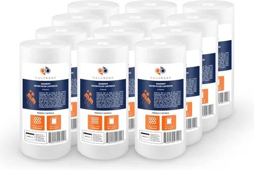Vista 9 de Aquaboon Filtro de Repuesto de Sedimentos de Agua de Pozo de 5 Micrones 10 x 4.5 Cartucho de Filtro de Agua para Toda la Casa Compatible