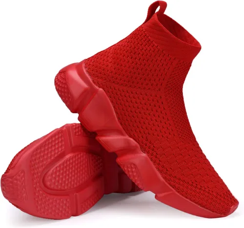 Vista 5 de Casbeam Boys and Girls Breathable Lightweight Fashion Casual Sports Walking Shoes Running Sneakers High Top (ToddlerLittle Kid Bib Kid)