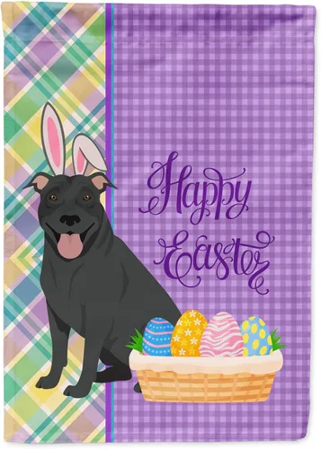 Vista 89 de Caroline's Treasures WDK4925GF Bandera de Pascua Airedale Terrier negra y tostada, tamaño jardín, bandera decorativa para patio exterior, patio