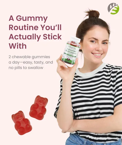 Vista 6 de BariSlim Gomitas multivitamínicas bariátricas avanzadas, vitaminas bariátricas especialmente formuladas para pacientes después de una cirugía