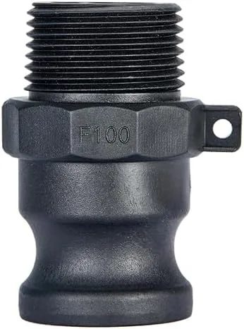 Vista 7 de 2 accesorios de polipropileno Camlock (acoplador hembra de 1 pulgada B x extremo macho) accesorios de manguera de leva y ranura + 2 accesorios