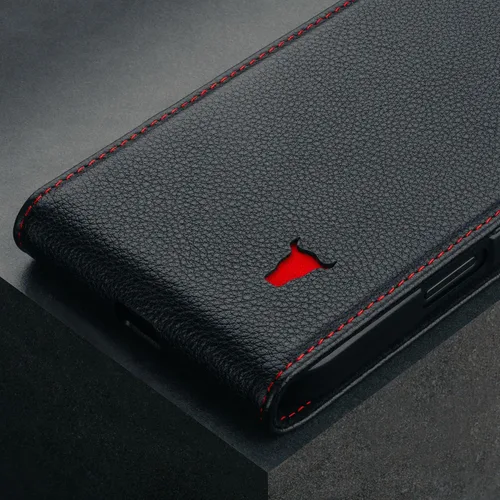 Vista 7 de TORRO Funda con tapa compatible con iPhone 16 Pro Max - Funda de piel prémium tipo cartera con ranuras para tarjetas