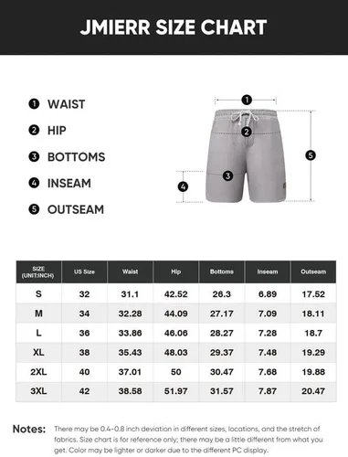 Vista 5 de JMIERR Pantalones cortos de punto gofre para hombre, estilo casual, cintura elástica, cordón ajustable, pantalones cortos de entrenamiento